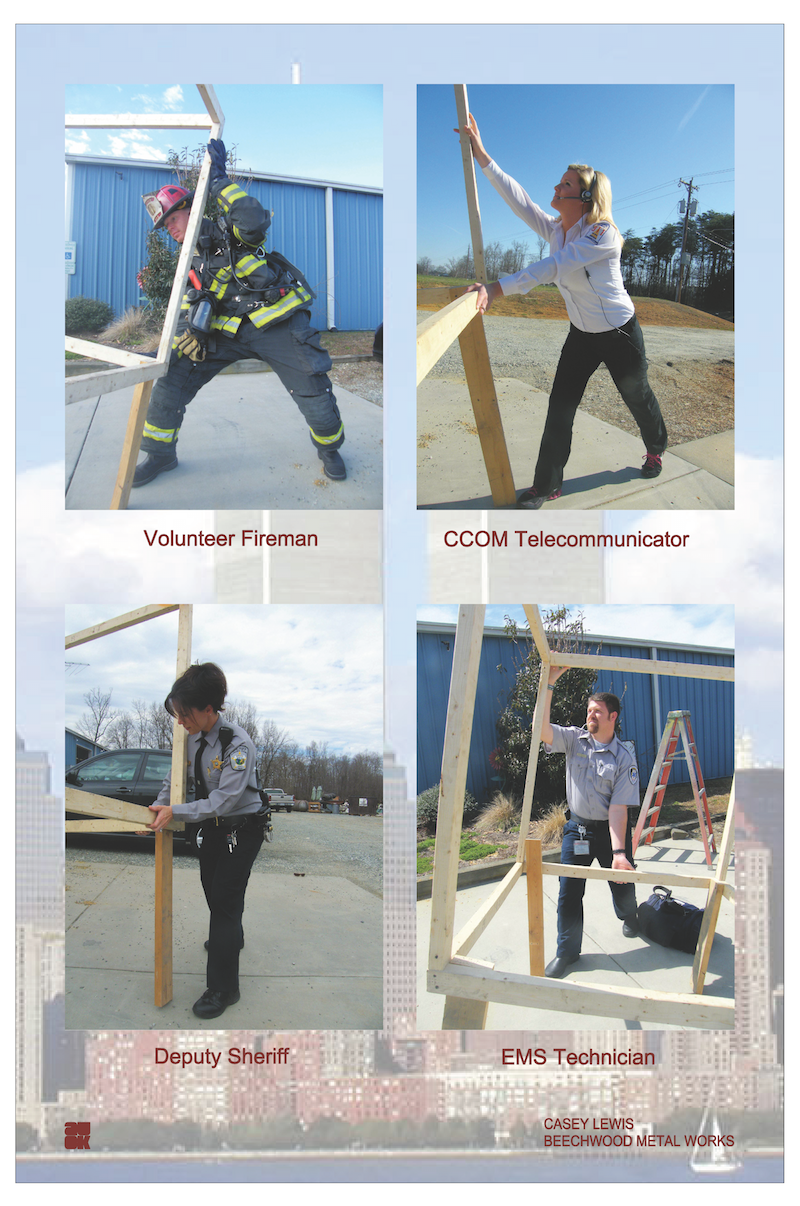 Emergency Workers Posing for Logo